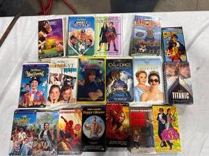 lot 2645 image: Collection of 20 VHS Tapes