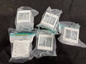 lot 2661 image: Panduit 2-Gang Junction Boxes (5)