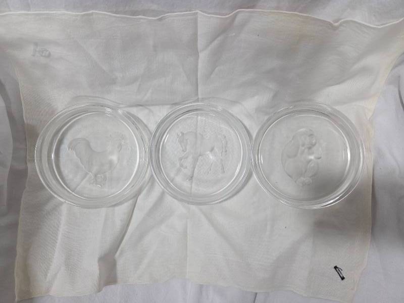 Glass Coasters - Set of 3