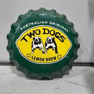 Two Dogs Beer Signs