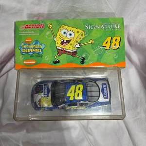 Jimmie Johnson Lowes Spongebob Model Car