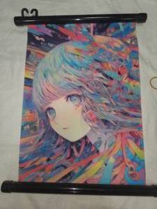 Small Anime Artwork Scroll