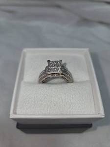 White Gold Diamond Ring