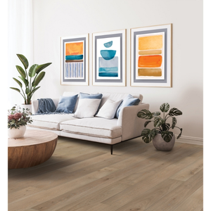 lot 123 image: 550 Sq Ft Quick Step Engineer wood floor Click together LONG and WIDE Planks Color Westbrook Oak 9 x 81  SKU EWR