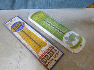 lot 63 image: 2 Vintage Outdoor Thermometers