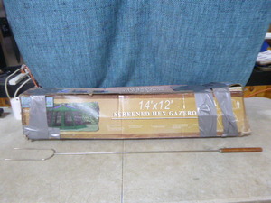 lot 74 image: Lifestyles 14 X 12 Screened Hex Gazebo