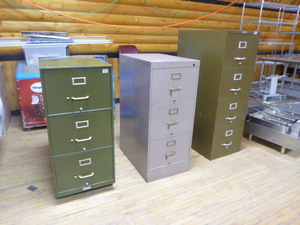 lot 98 image: 3 File Cabinets