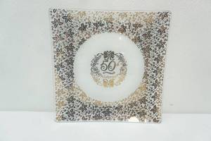 lot 35 image: 50th Anniversary Collectible Plate. 12 square