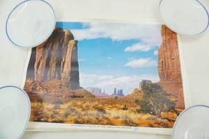lot 92 image: Vintage Picture Print Monument Valley in the Great Southwest