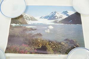 lot 102 image: Portage Lake, One of Alaskas Many 11x15.5 Vintage Picture Print