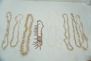 lot 134 image: Shell Necklaces 9ct