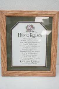 lot 156 image: Home Rules 14x12