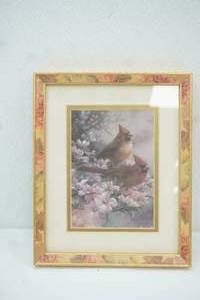 lot 157 image: Cardinal Art Print 9x 11