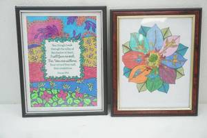 lot 160 image: Psalm 23 Framed Color Pages