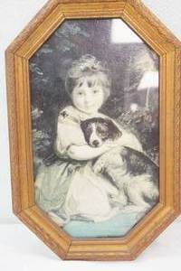 lot 164 image: Miss Bowles and Her Dog by Sir Joshua Reynolds. Made in Italy