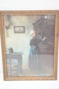 lot 165 image: Vintage Carl Haver Art Print 8x10