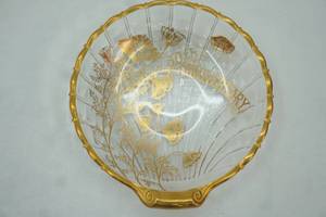 lot 177 image: Silver City Glass Co. 6x7 50th Anniversary vintage candy dish