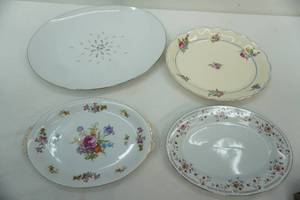 lot 274 image: Vintage Fine China Serving Platters