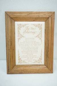 lot 339 image: 14x 11 Vintage Framed Silk Art Art of Marriage