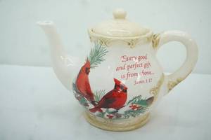lot 353 image: Ceramic Cardinal Teapot. James 117