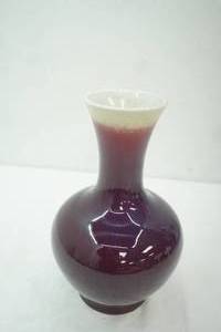 lot 465 image: Chinese Porcelain Vase. sang de boeufglaze 11 tall