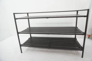 lot 532 image: Shoe Rack (comes apart & folds up) very good condition.
