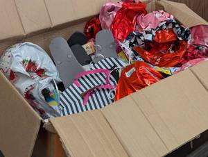 Bulk Lot - Random Items, Flip Flops, Balloons and More