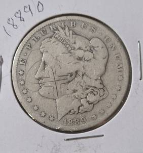 lot 15 image: 1889 O Morgan Silver Dollar