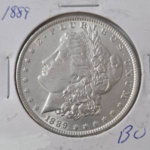 lot 16 image: 1889 Morgan Silver Dollar