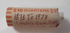 lot 27 image: 1873 - 1973 Canadian Quarters  - Roll