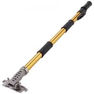 lot 36 image: Flat Box Handle, Adjustable Anodized Aluminum Extension Tool, 5-Section Non-Slip Grip, 64 in. Garden Trowel