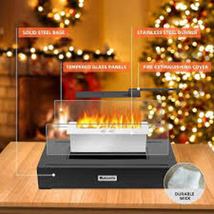 lot 43 image: Tabletop Fire Pit - Rectangular Indoor or Outdoor Ventless Fireplace