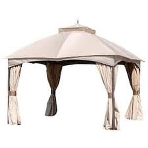 lot 44 image: Riplock 350 Replacement Canopy in Beige for 10 ft. x 12 ft. Turnberry Gazebo