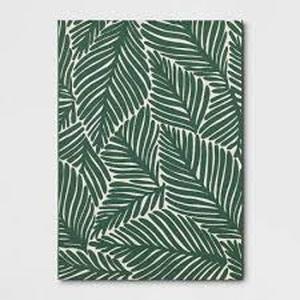 lot 71 image: 7 x 10 Palms Outdoor Area Rug Green - Threshold