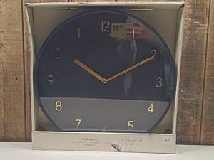 lot 76 image: 16 Luxe Wall Clock BlackBrass - Threshold
