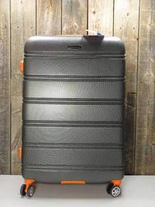 lot 3 image: Melbourne Hardside Expandable Spinner Wheel Luggage, Orange & Gray