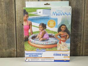 lot 42 image: Disney Moana Kiddie Pool Inflatable, Toddler, PVC, Age 3