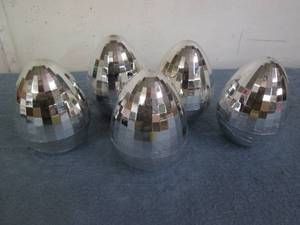 lot 134 image: 5 large Disco Easter eggs...