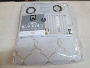 lot 40 image: 100 Percent blackout window panel p...