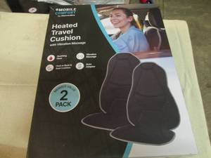 lot 73 image: Homedics 2 pack heated travel cushi...