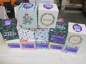 lot 82 image: 12 Packs of ultra soft facial tissu...