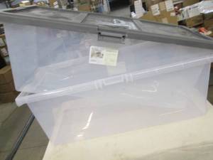 lot 172 image: 2 Large storage containers, one has...