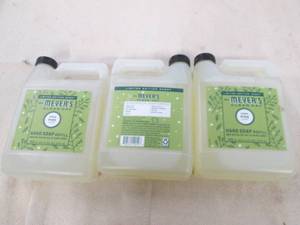 lot 208 image: 3 Mrs Meyers clean day hand soap re...