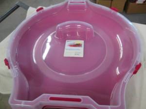 lot 210 image: 2 Wreath storage bins...