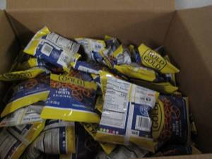 lot 295 image: 88 One oz bags of Rolled Gold pretz...