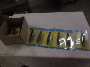 lot 313 image: Box of black cleat tie hooks...