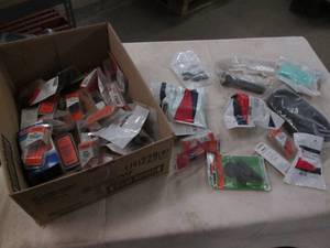 lot 317 image: Box of automotive clips, tubes and ...
