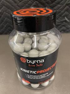 lot 23 image: box c - Byrna Kinetic Projectiles 95-Count Jar - Self-Defense & Training