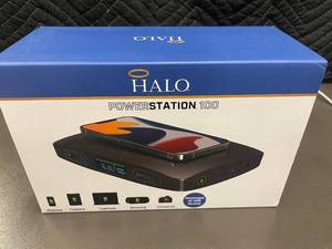 lot 38 image: Mil - Halo PowerStation 100 Portable Power Station - USB-C, AC Outlet, Wireless Charging