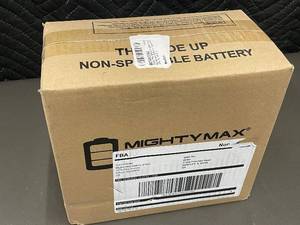 lot 47 image: box - Mighty Max ML13-12 6V 12Ah SLA Replacement Battery F2 for Yuasa MP10NPX-50NP12-6